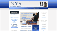 Desktop Screenshot of nysconsultores.com