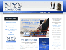 Tablet Screenshot of nysconsultores.com